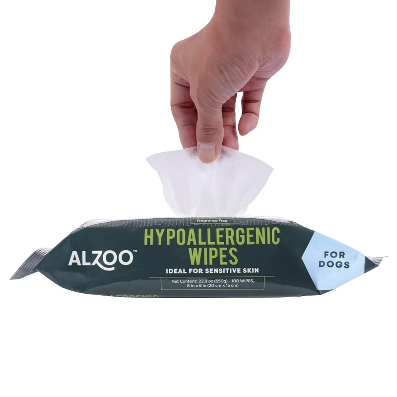Grooming Hypoallergenic Wipes for Dogs, 100% Plant-Based Active Ingredients, 100 Count