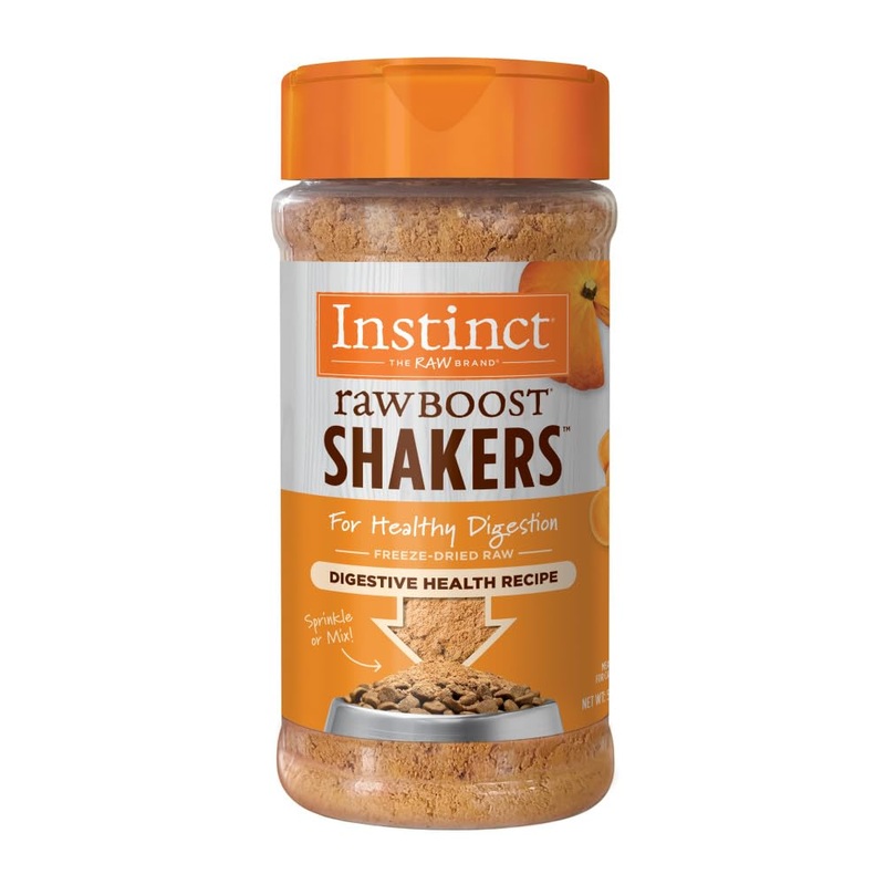 Instinct Raw Boost Shakers, Freeze-Dried Powder, Cat Food Topper – Digestive Health, 5.5 oz. Bottle