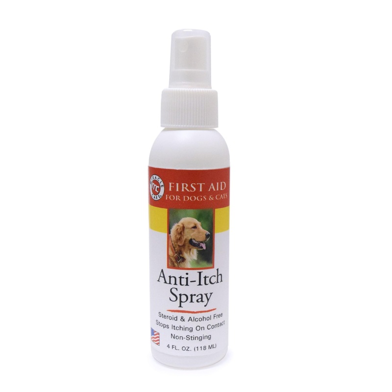 Miracle Care By MiracleCorp 4-Ounce Anti-Itch Spray for Dogs and Cats