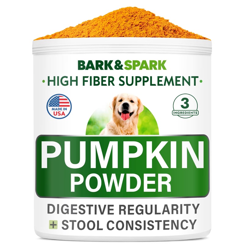 Pumpkin for Dogs – Apple, Pumpkin Seeds and Pumpkin Fruit – Fiber Supplement and Stool Softener – Diarrhea, Constipation, Upset Stomach, Food Sensitivity – Improve Digestion – 6oz Unflavored