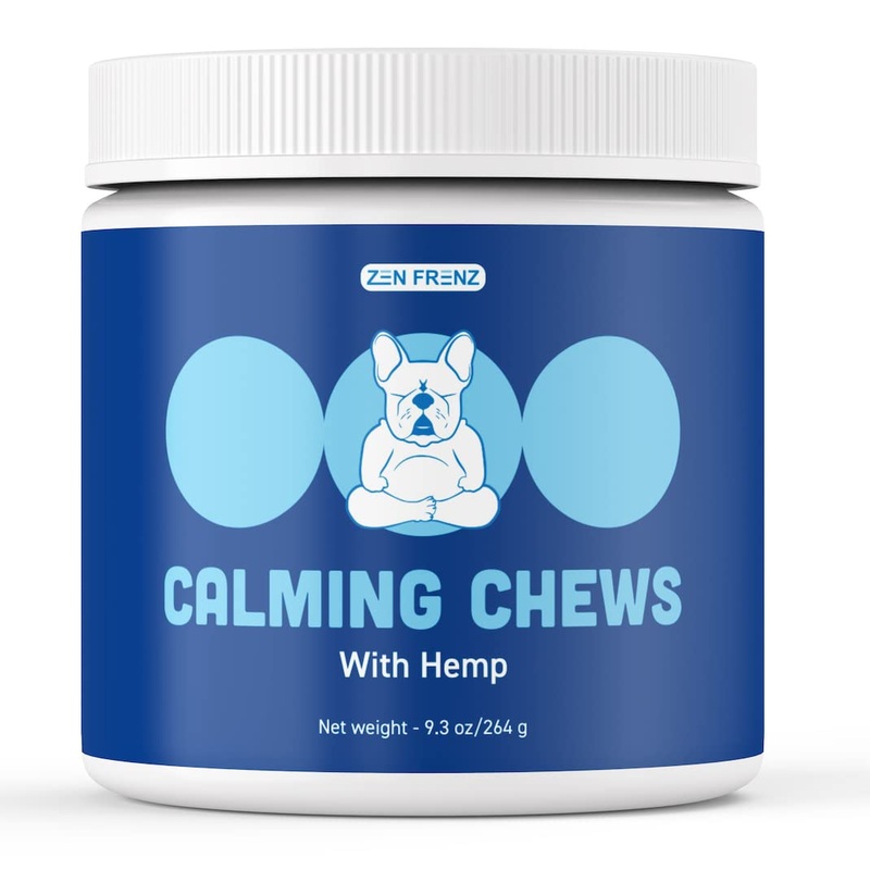 Zen Bites – Calming Chews for Pets – 120 Count – Organic Hemp Treats for Dogs & Cats – Stress Relief – Promotes Relaxation – Thunderstorms – Fireworks – Travel Friendly Duck 120 Count (Pack of 1)