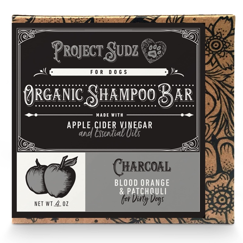 Activated Charcoal Organic Bar Shampoo for Dogs | Odor Eliminating Dog Shampoo | Deep Cleaning Natural Dog Shampoo Bar (1) 1