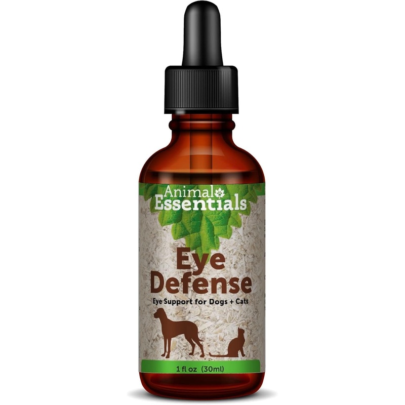 Animal Essentials Eye Defense for Dogs & Cats – Eye Support, Ocular Health, Lutein-Rich Formula, Herbal Blend, Bilberry, Calendula – 1 Fl Oz 1 fl oz (30 ml) (Pack of 1)