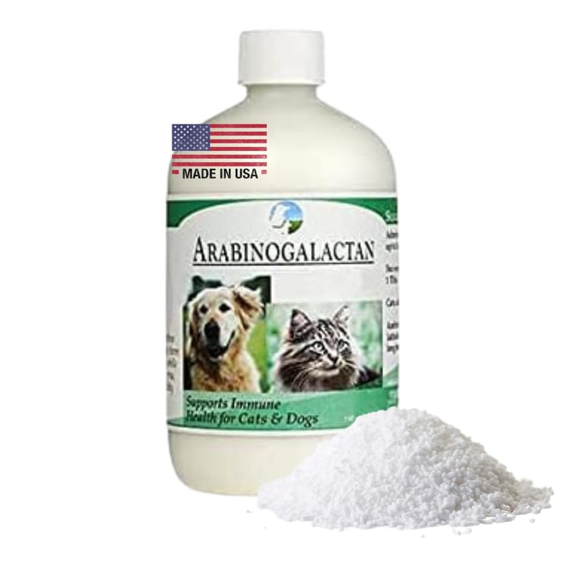 Arabinogalactan Water Soluble Prebiotic for Cats and Dogs | 100% Natural | Supports Immune Health | Maintains Proper Gut and GI Tract | Optimum Digestive Health (120g) 120g