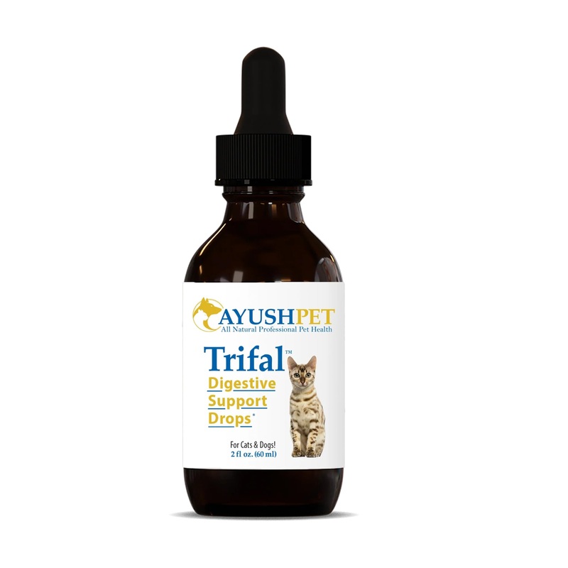 Ayush Herbs Pet Trifal Drops, Holistic Digestive Drops for Pets, Ayurvedic Formula for Healthy Digestion and Elimination, 2 Fluid Ounces