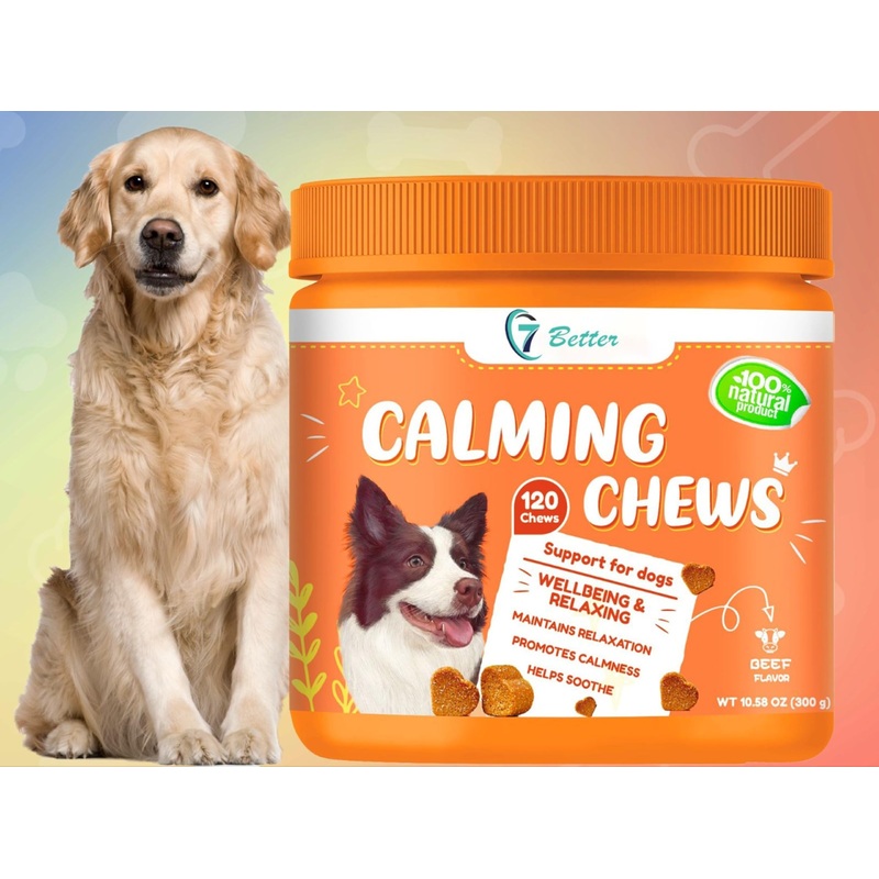 Calming Chews for Dogs Composure & Relaxation for Everyday Stress & Separation Peanut Butter 120 Count