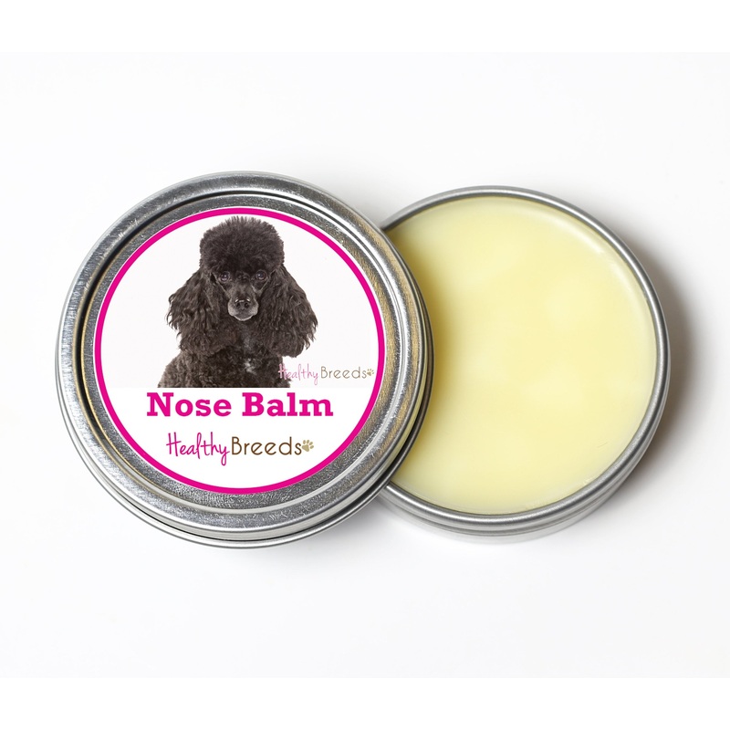 Healthy Breeds Poodle Dog Nose Balm 2 oz Poodle, Black
