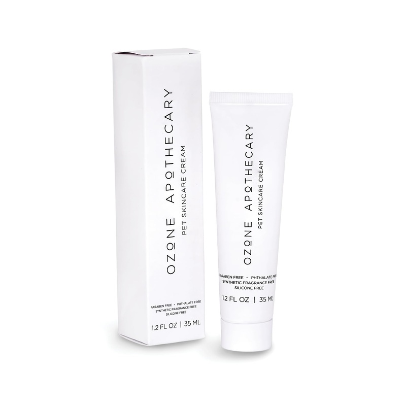Pet Skin Cream Ozone Oil Infused Skincare Antibiotic-Free Multipurpose for Pet Health Safe for Cats Dogs and All Pets