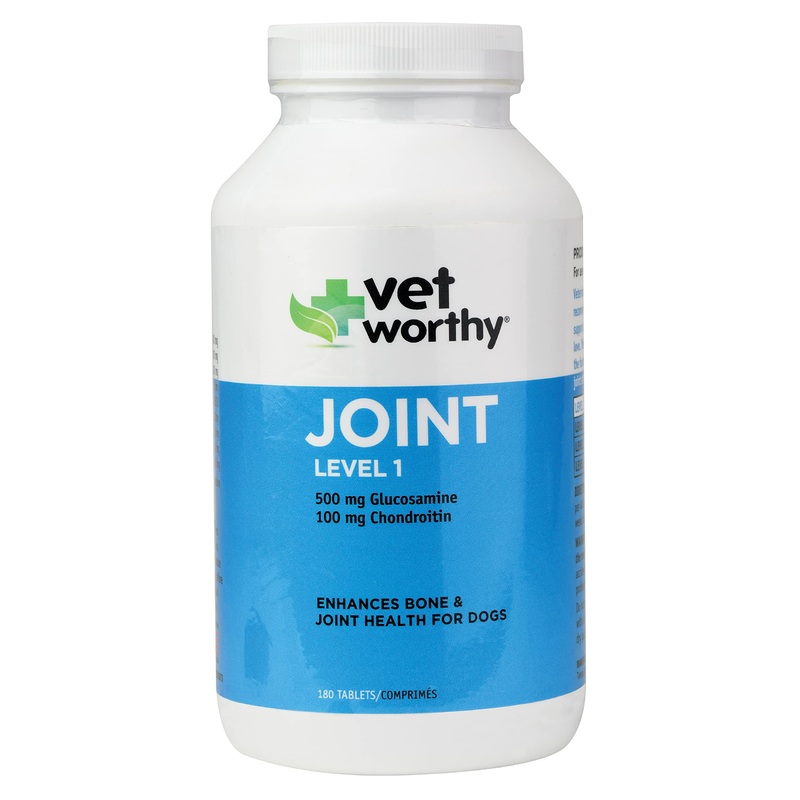 Vet Worthy Joint Support Level 1 Liver Flavored Chewables for Dogs (180 Count)