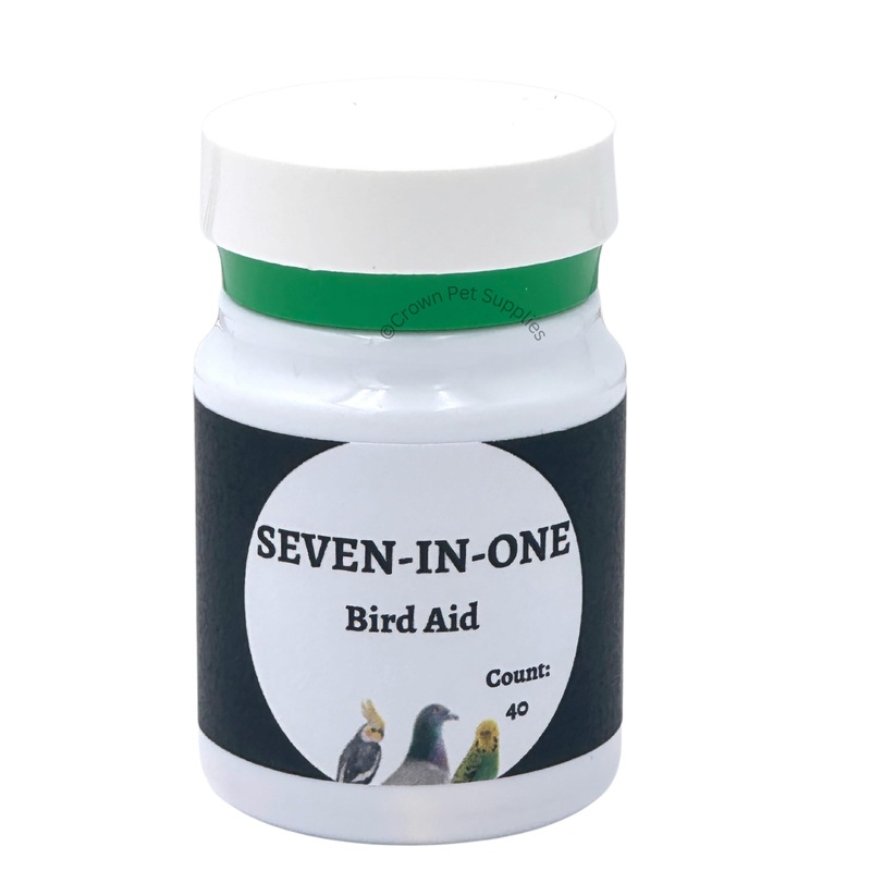 7 in 1 Capsule for Pigeons, Canary, Finches, Parakeet, Cockatiels, Parrots, Cage Small Birds, and Aviary Birds