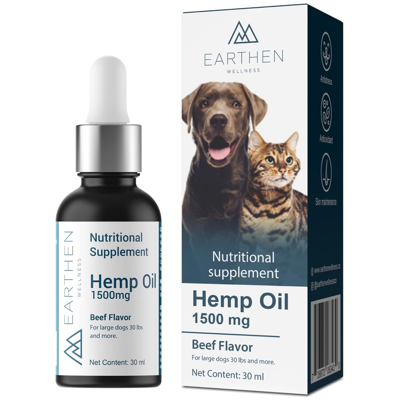 Costa Rican Blue Zone Pet Hemp Oil,1500 MG Hemp Oil, Reduce Inflammation, Stress, & Pain, Hip & Joint Health, Better Sleep & Overall Health
