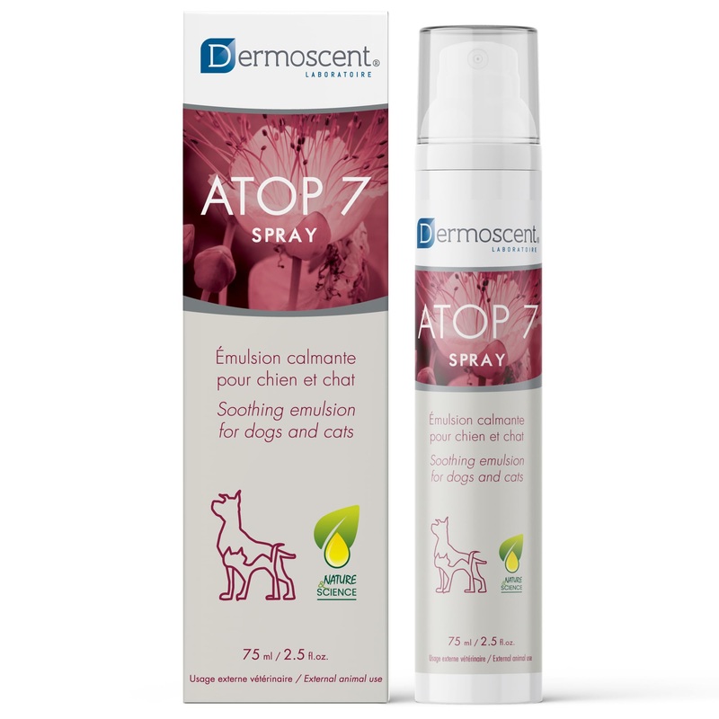 Dermoscent ATOP 7 Spray for Dogs and Cats – Soothing Skincare for Itchy Skin Relief & Irritated Allergy-Prone Skin – 75 ml