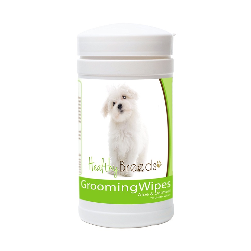 Healthy Breeds Maltese Grooming Wipes 70 Count 70 Ct