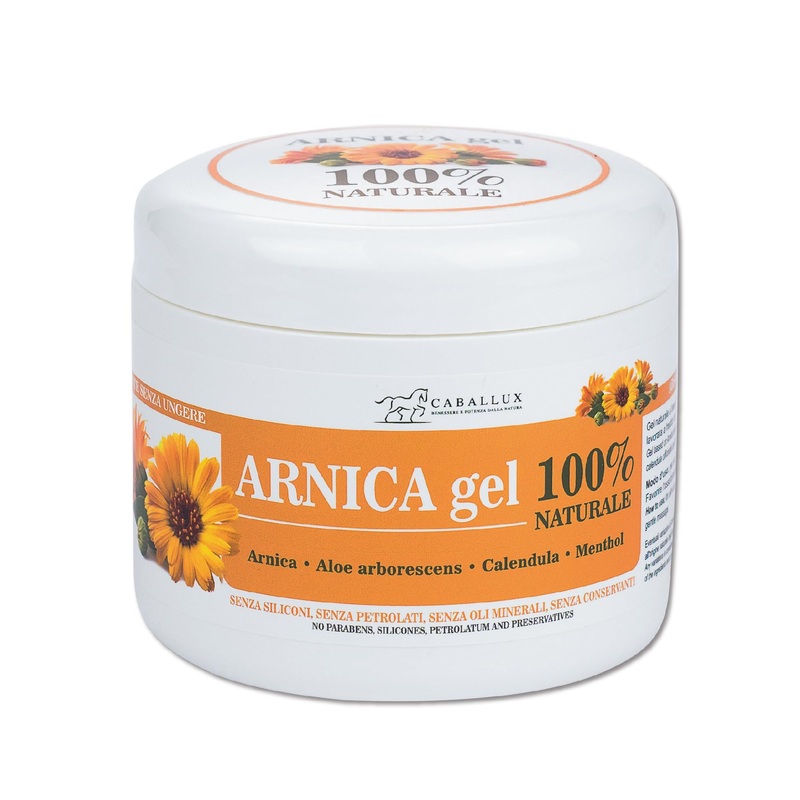 100% Natural Arnica Gel – Arnica for Horses for Human Use, Strong Arnica Gel enriched with Aloe Arborescens and Calendula, Cooling and Comforting Touch for Muscles and Joints – 17 Oz