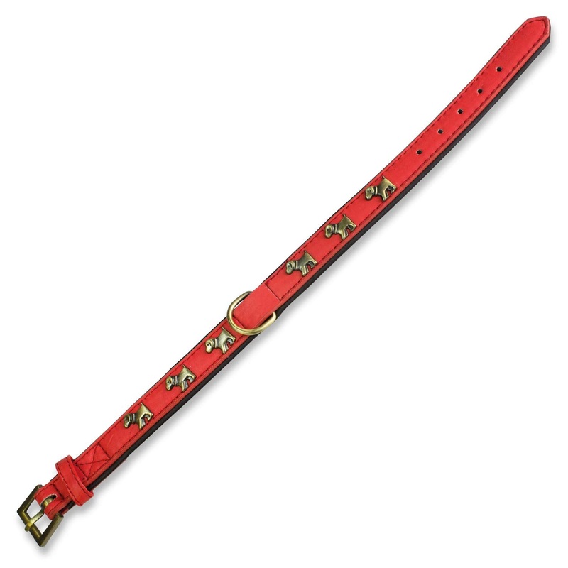 Arquivet 8435117802575 Leather Necklace Red Dog 2.5 x 50 cm