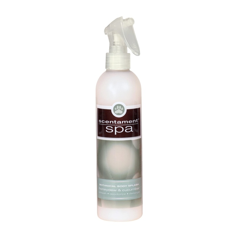Best Shot Scentament Spa Botanical Body Splash, Body Spray For Pets, Cat And Dog Cologne Spray, Cucumber Melon, 8 Oz.