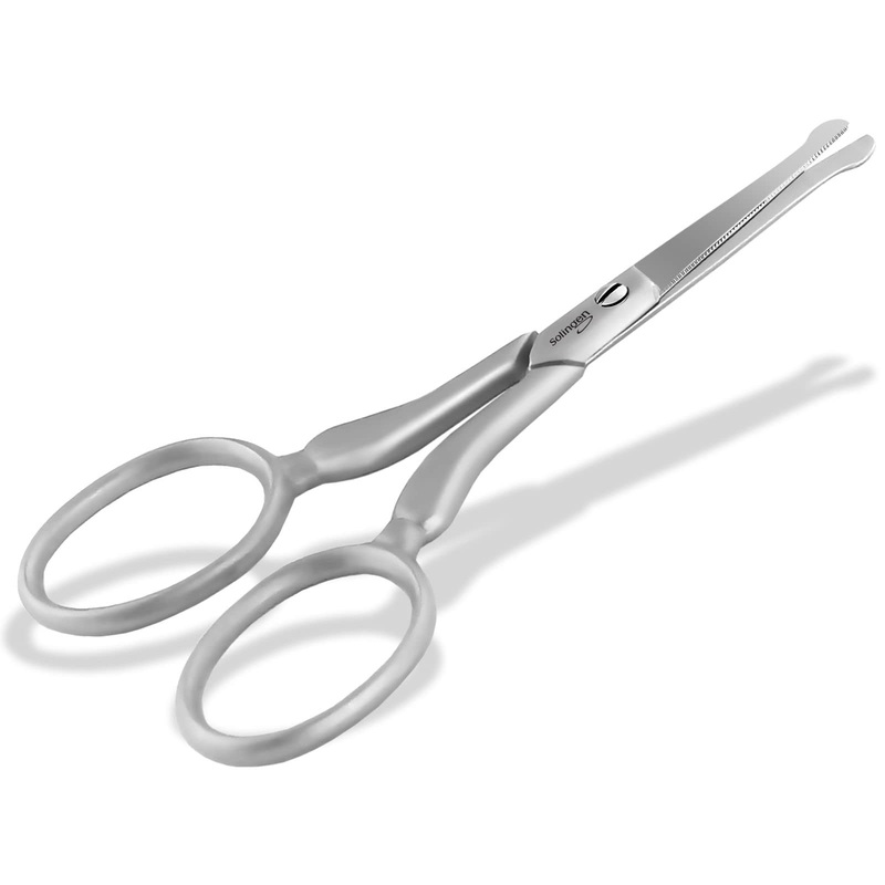 Fur scissors Paw scissors from Solingen Small dog scissors with one-sided micro-serration Dog hair scissors made of stainless steel with a sharp, rounded cutting surface for perfect grooming