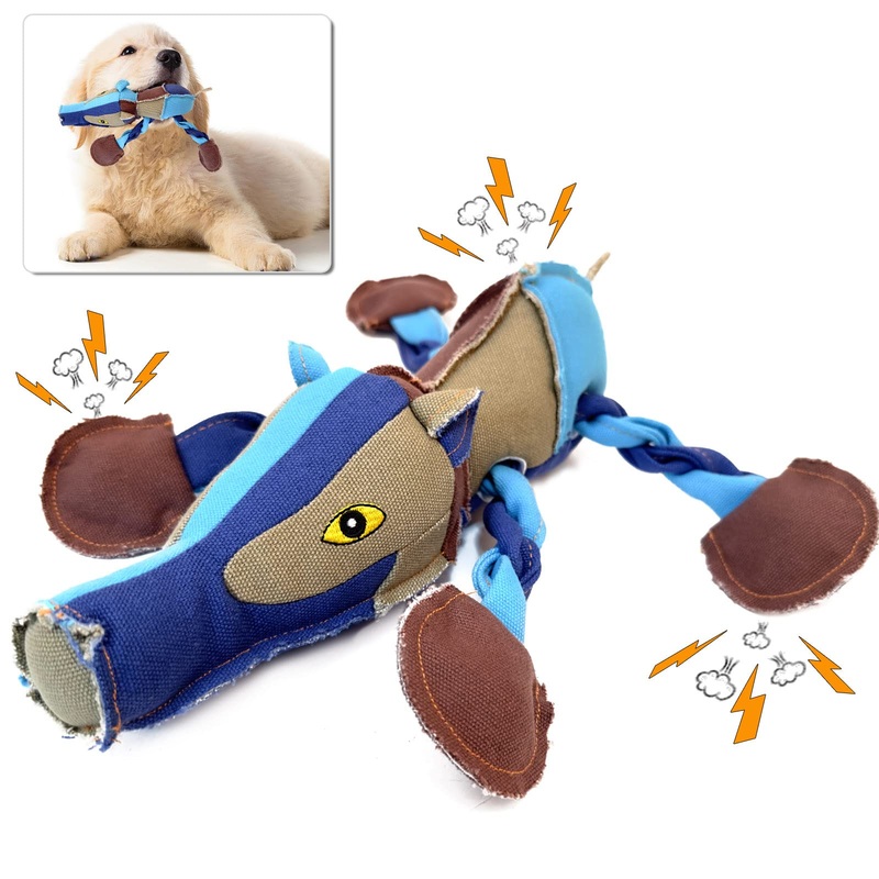 Squeaky Dog Toys, Christmas Gifts, Large Dog Puppy Toys, Dog Chew Toys, Dog Toys, Tug of War Interactive Dog Toys, Dog Toys for Puppies, Small Dogs.