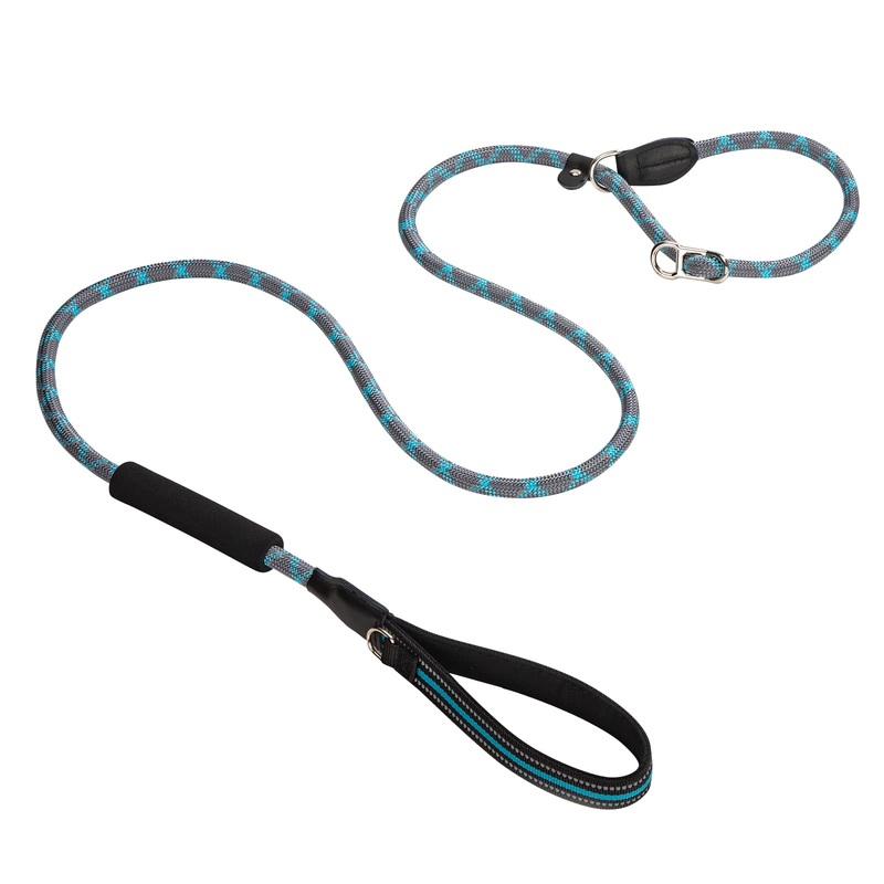Strong dog leash 1.8m adjustable training leash for large dogs with comfortable padded handle for training and walking