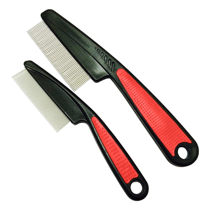 SWYSGS Pet Comb, Professional Grooming Comb for Dog/Cat/Small Pets, Comb for Removing Tangles and Knots, 2pcs