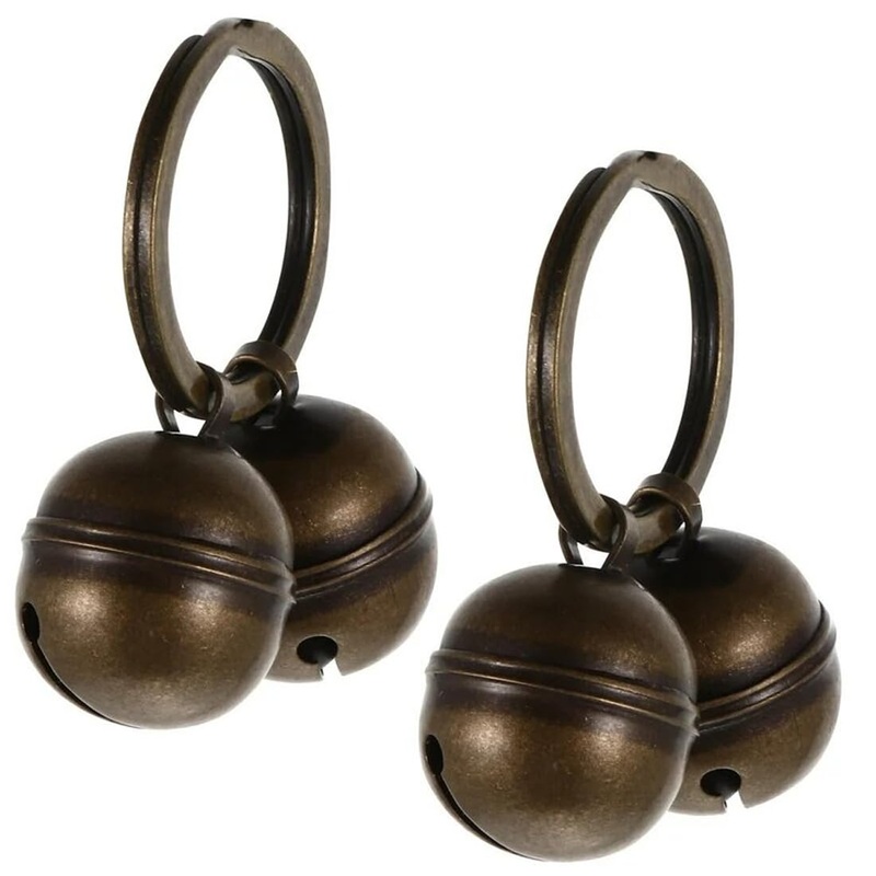 EIHI Bells for crafts, cat bell, 2 sets of extra loud cat and dog bells, pet tracker bell, dog bell for collar, pendant bells for dog cat harness