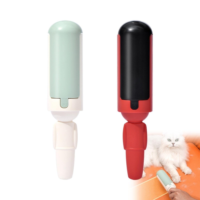 Pack of 2 lint rollers for animal hair: animal hair remover lint roller for cat hair and dog hair, reusable lint rollers for animal hair, lint roller suitable for lint brush animal hair on sofa