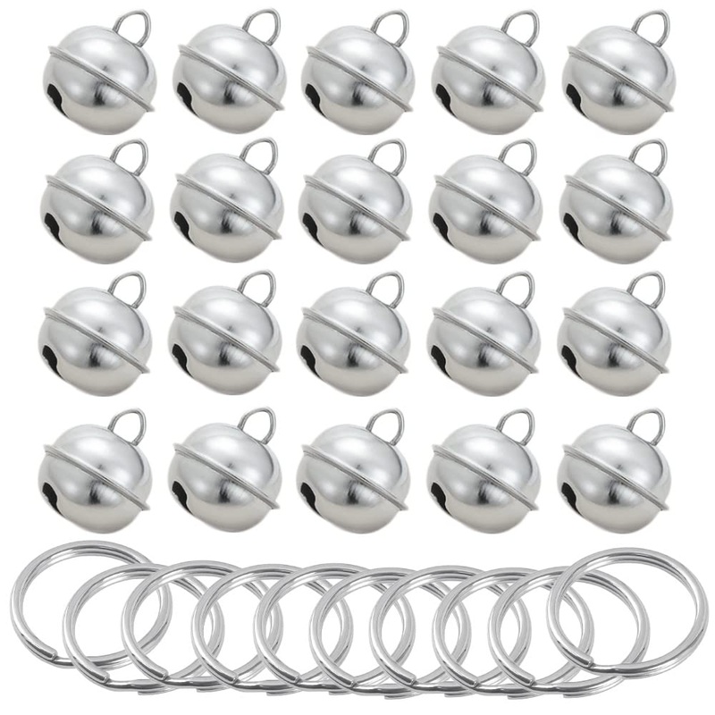Sctmda Pet Bells for Collars Pack of 10 Loud Dog Bells Cat Bells Collar Small Bells Bells Dog Collar Bells Collar Pendant Dog Collar Charms for Decoration