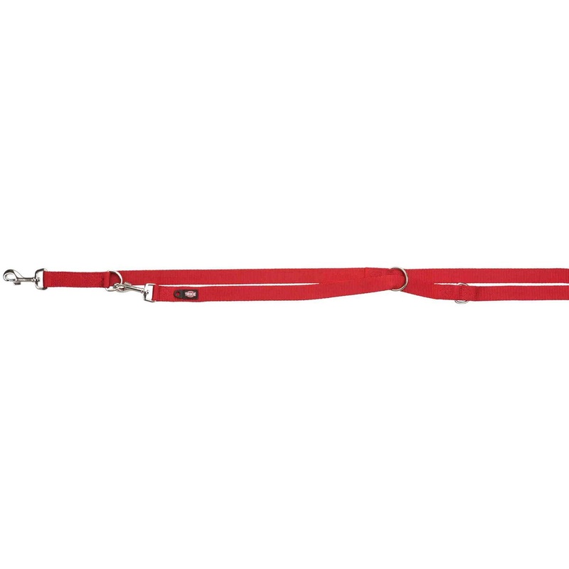 TRIXIE adjustable dog leash, red, Small/Medium Small / Medium
