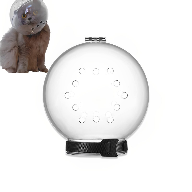 Yinuoday Cat Cover Transparent Breathable Anti Bite Prevent Biting Cat Grooming Bathing M