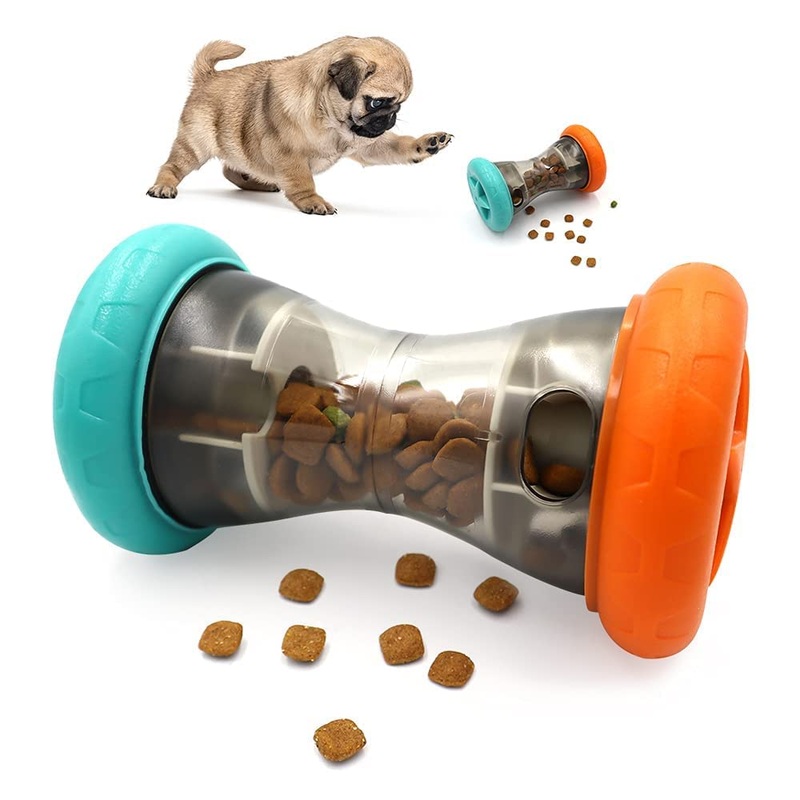 YOUMI Rolling Feeder Dog Toy, IQ Treat Ball Interactive Dog Cat Puppy Toy, Automatic Puzzle Funny Pet Slow Feeder, Improves Dog’s Digestion