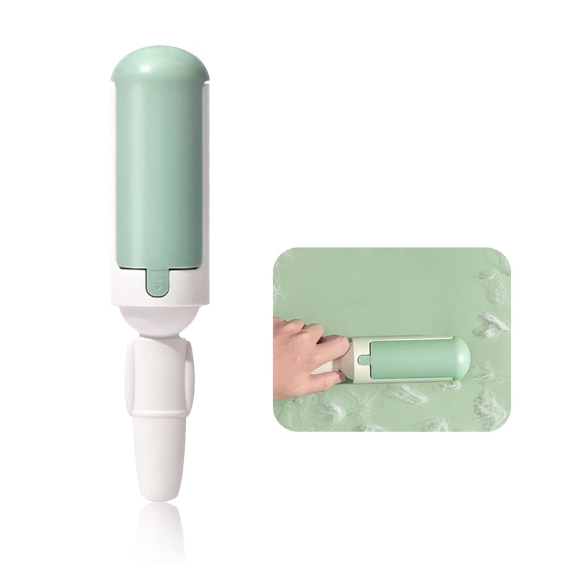 Zueyen Pet Lint Roller Reusable Lint Roller for Cats Dogs with Non-Slip Handle Pet Hair Remover for Clothes Sofa Car (White) White