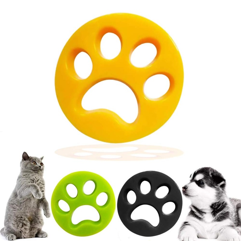 De.Zev Pack of 3 pet hair removers, pet hair removers for laundry, pet hair removers for all pets, cat fur, dog hair, non-toxic reuse lint pet hair remover