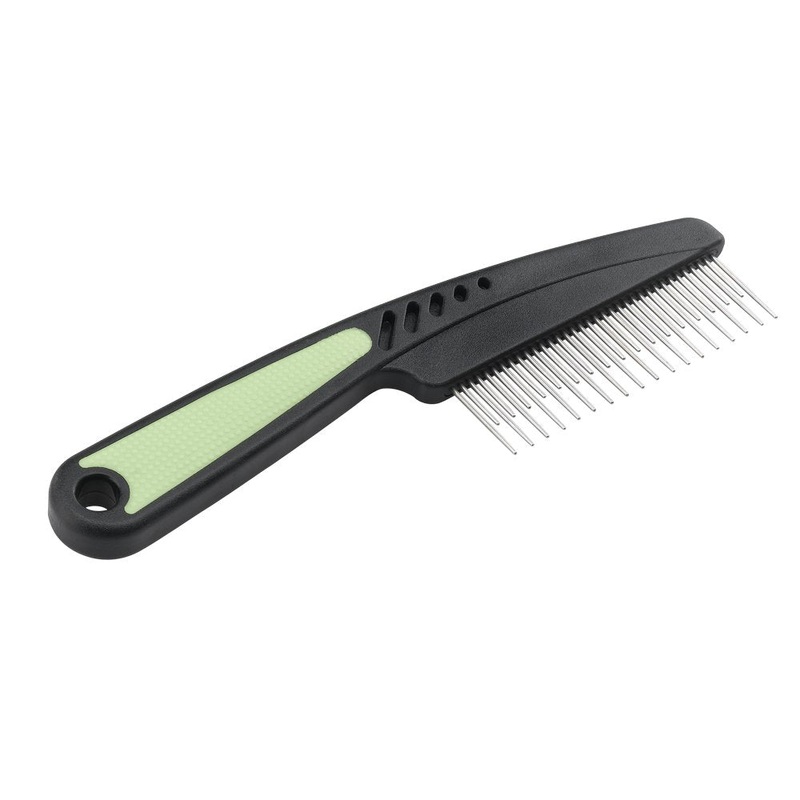Ferplast 85794899 Cat Comb Gro 5794, with rotating teeth, dimensions: 19.8 x 1.4 x 5.5 cm
