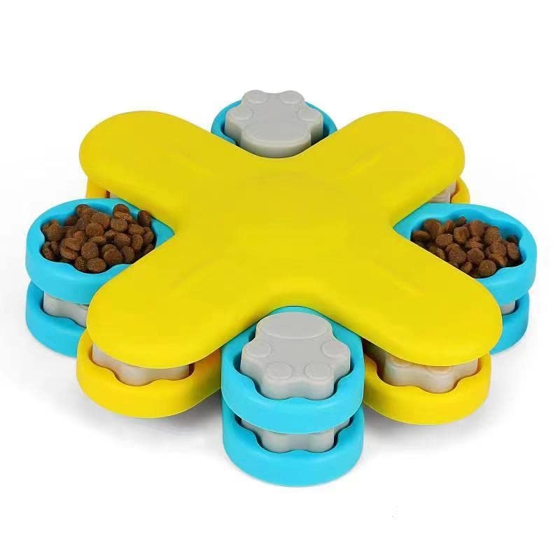 Sulie Tech Dog Toy Intelligence, Dog Toy Indestructible, Food Toy Dogs, Thinking Toy for Small, Medium and Large Dogs, Improve Dog Intelligence, Dog Food Puzzle Feeder