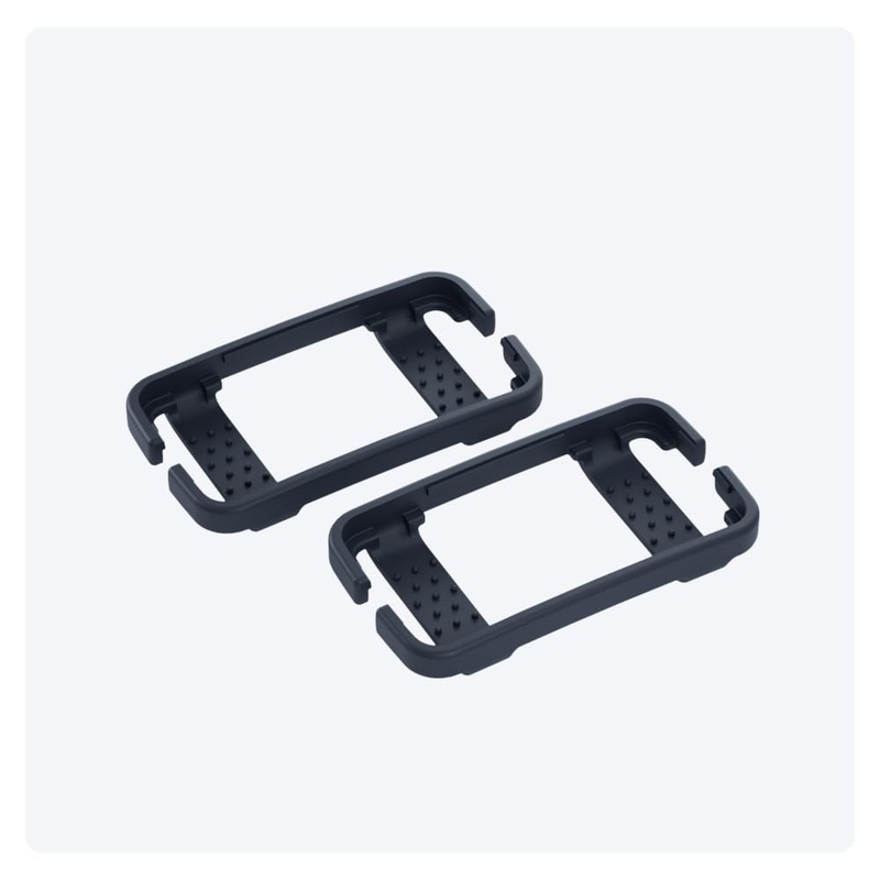 Tractive mounting clips (2 pieces) for the CAT Mini GPS tracker for cats for safe adventures. One size clip holder