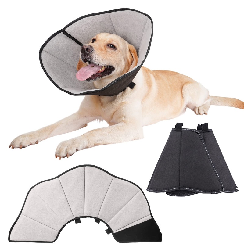 Neck collar for dogs, lightweight comfortable soft recovery Elizabethan collar for pets, adjustable protective collar for dogs, animal collar Elizabethan collar for pets M