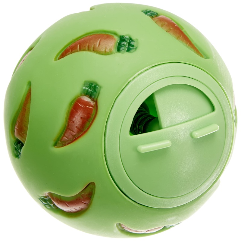 Nobby snack ball rodent, 7.5 cm, green, plastic