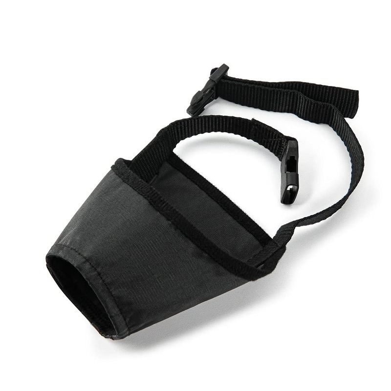 Dog muzzle, adjustable loop, secure, quick fit, muzzles for small, medium, large dogs, black, breathable eating protection, prevents dogs from biting, chewing, destroying and barking