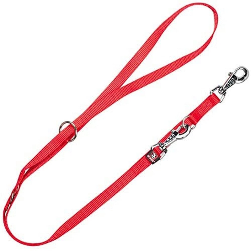 Multi-leash Arppe nylon in different colors basic red
