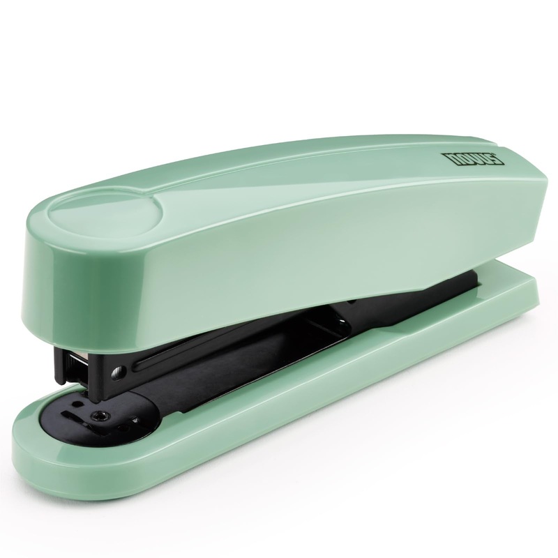 NOVUS stapler B2 Color ID 2.0 (25 sheets stapling capacity, top loading mechanism, metal device with plastic jacket, incl. 200 staples) mellow mint