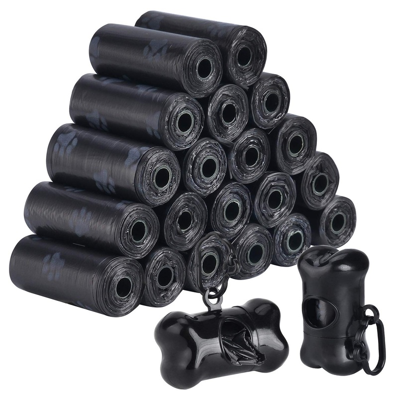 WOMGF Dog Poop Bags with Bag Dispenser Dog Poop Bags Leak-Proof Tear-Resistant Dog Bags 20 Rolls Poop Bags for Dogs Pack of 300