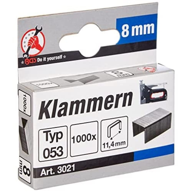 BGS Diy 3021 | Brackets | Type 53 | 8×11.4mm | 1000 pieces