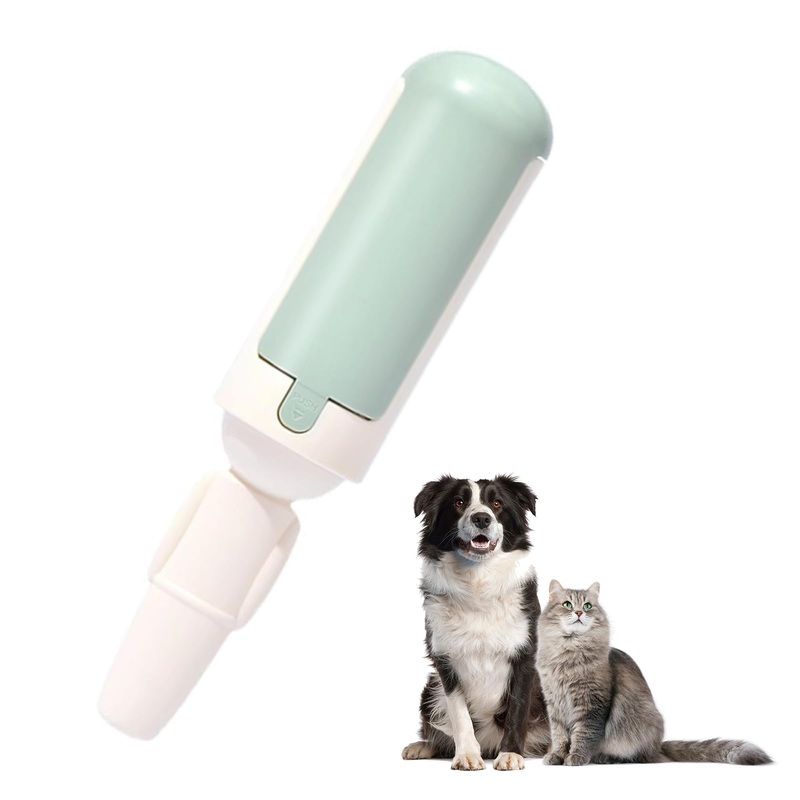 EnixwH animal hair remover lint roller animal hair, reusable lint rollers for cat hair and dog hair, hair remover roller for animal hair, suitable for lint brush animal hair on sofa (green) green