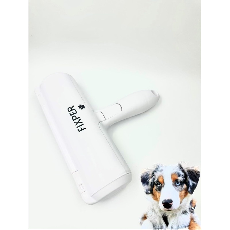 Fixper Reusable Lint Roller All Rounder for Dog Hair and Cat Hair, Pet Hair Remover/Lint Brush for Bed, Scratching Post, Carpet and Sofa