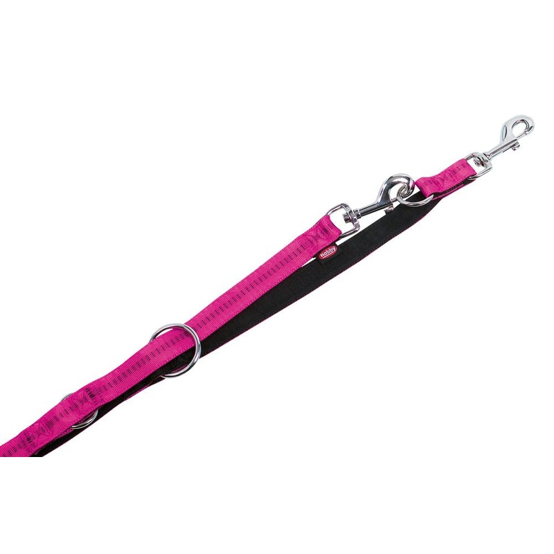 Nobby leash Soft Grip, fuchsia / black L: 200 cm, W: 15 mm, 1 piece fuchsia-black width 15 mm