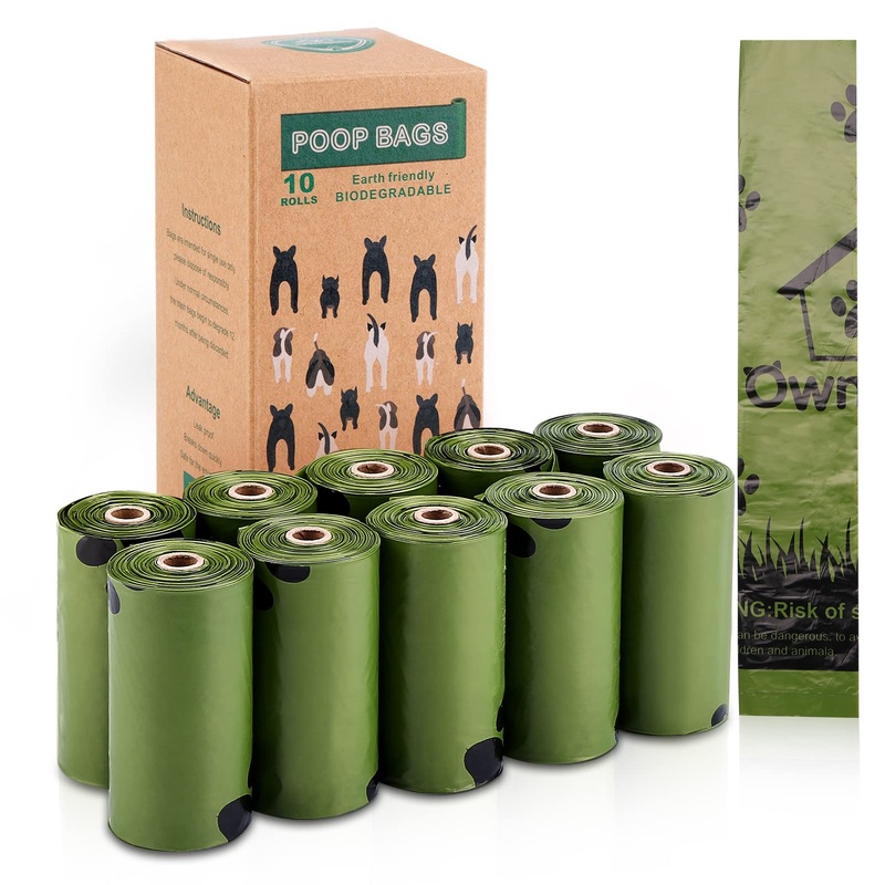 Ownpets biodegradable dog poop bags, with a light lavender scent, 150 pieces, thick and robust (without bag dispenser) 1 piece (pack of 150)