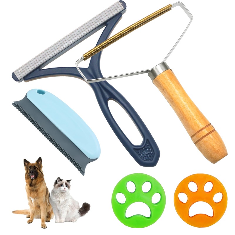 Pack of 5 magic paws, pet hair remover, magic paw lint brush, animal hair remover brush, cat hair removal, lint brush, animal hair, for removing sweaters, woven jackets, animal dust, carpets, furniture, plastic