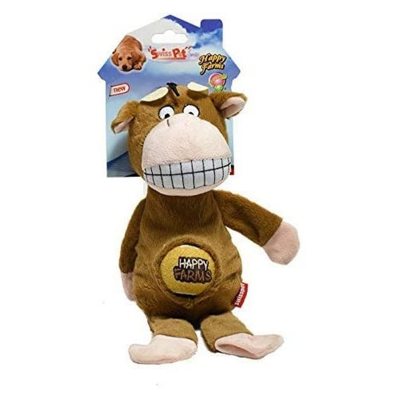 SwissPet Happy Farms dog toy, cow
