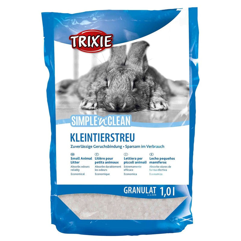 Trixie Simple-n-Clean silicate small animal litter, 1 liter, 400 g (pack of 1) 400 g (pack of 1)
