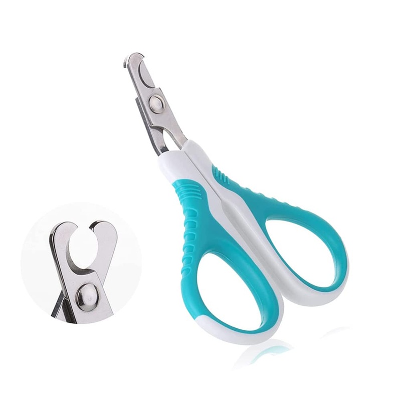 VOARGE Professional dog and cat claw care claw scissors, cat nail clippers, pet professional claw scissors, unique 30 degree stainless steel blade cutting head, ideal for small dogs, puppies, cats